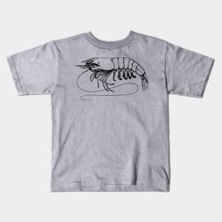 Retro Shrimp Kids T-Shirt